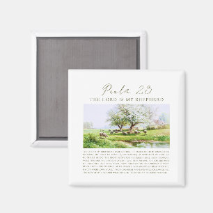 Psalm 23 NIV Der Herr ist mein Hirte Magnet