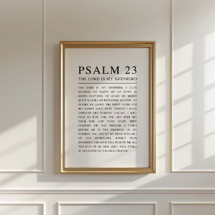 Psalm 23 NKJV Bibel Der Herr ist mein Hirte Postkarte