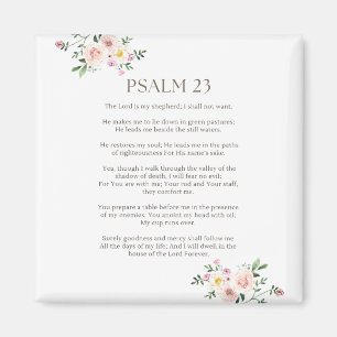 Psalm 23 NKJV Der Herr ist mein Hirte Magnet