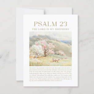 Psalm 23 NKJV Der Herr ist mein Hirte Postkarte