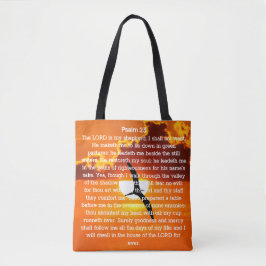 Psalm 23 Orange Sunset Seagull
