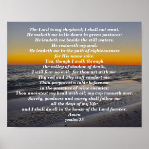 PSALM 23 POSTER