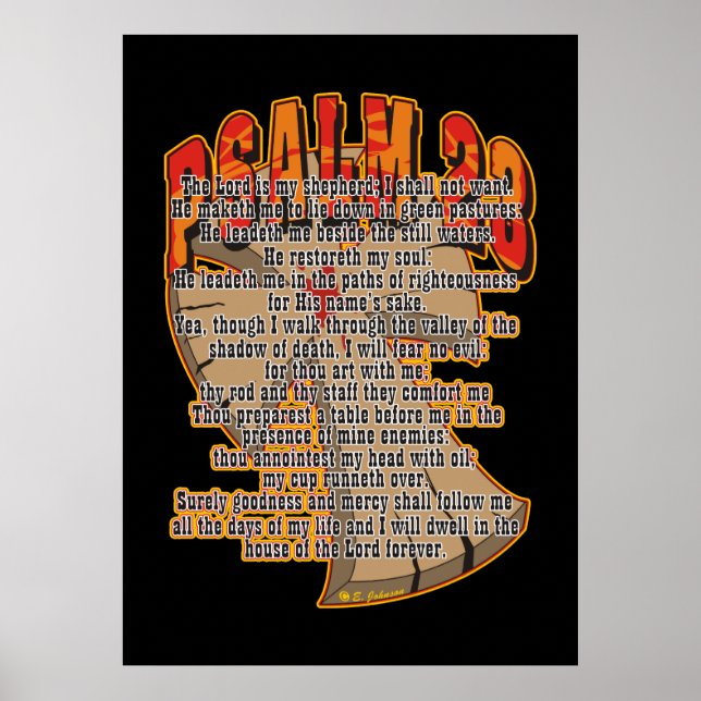 Psalm 23 poster (Vorne)