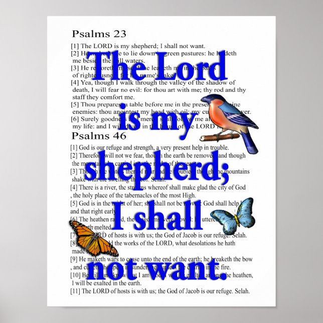Psalm 23 poster (Vorne)