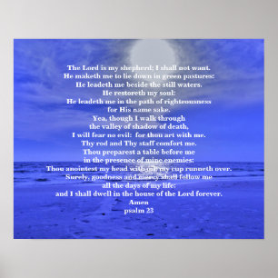PSALM 23 POSTER