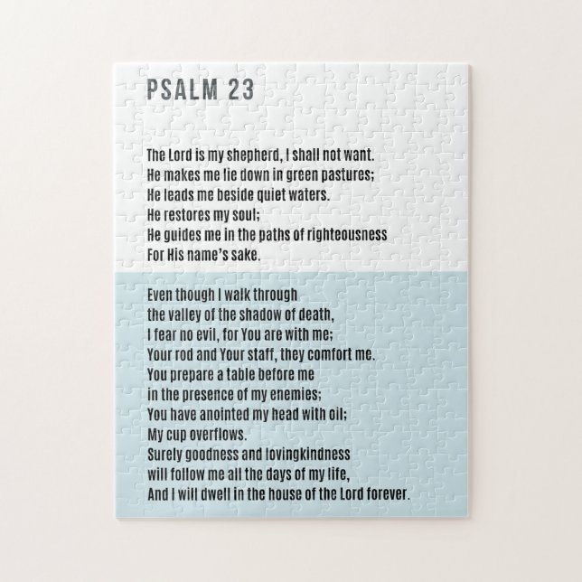 Psalm 23 Puzzle Modern (Vertikal)