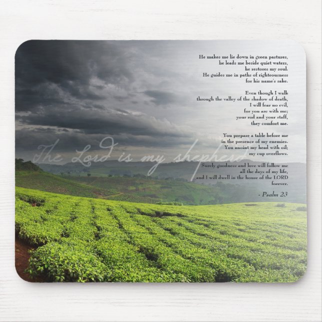 Psalm 23 u. Reben Mousepads (Vorne)