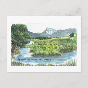 Psalm 23 visuelle Postkarte