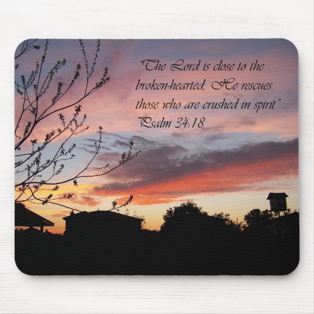 Psalm-24:18 Mousepad (Vorne)