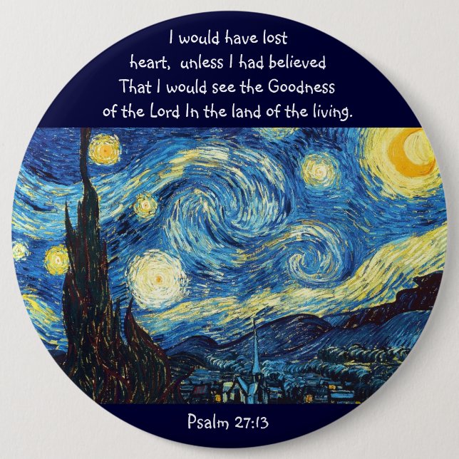 Psalm-27:13 Button (Vorderseite)