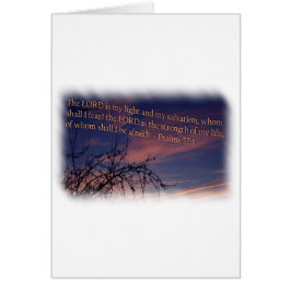 Psalm 27:1 am Morgengrauen