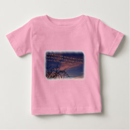 Psalm 27:1 am Morgengrauen Baby T-shirt