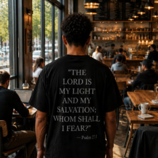 Psalm 27:1 Bibelvers-T-Shirt T-Shirt