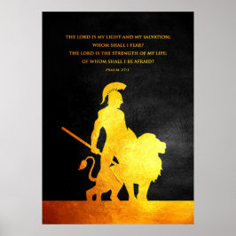 Psalm 27:1 Bibelverse Poster