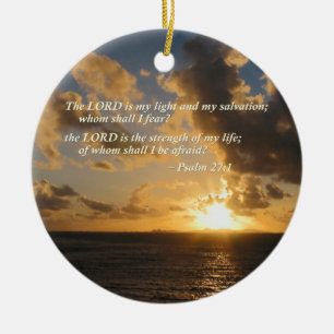 Psalm 27 1 Der Herr ist mein Licht Keramikornament