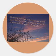 Psalm 27:1 in der Morgendämmerung