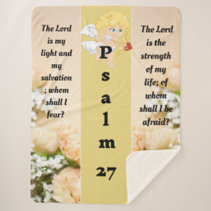 Psalm 27:1 Sherpa-Decke Sherpadecke