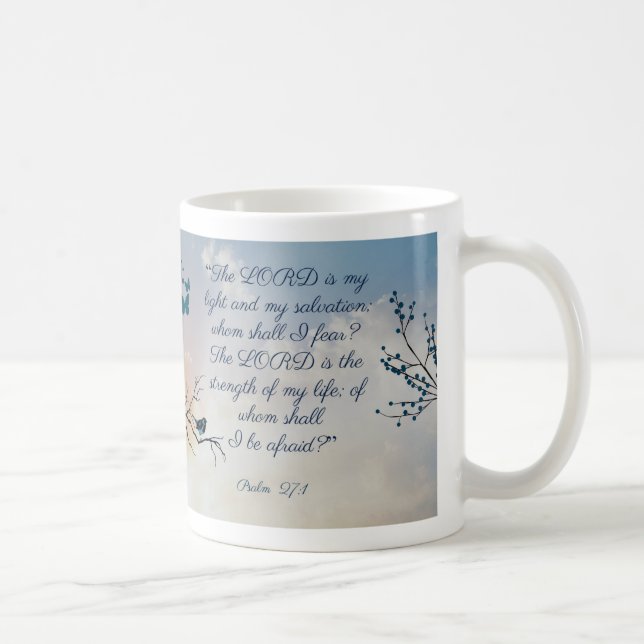 Psalm 27:1 tasse (Rechts)