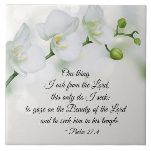 Psalm-27:4 eine Sache, die ich vom Lord frage, Fliese