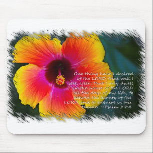 Psalm 27:4 mousepad