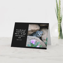 Psalm 27:5 (KJV) Karte 