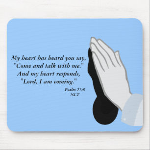 Psalm-27:8 mousepad