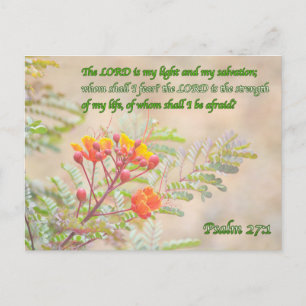 Psalm 27 postkarte