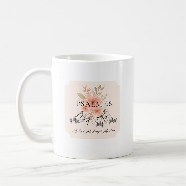 Psalm 28 Tasse (Links)