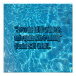 Psalm 2:11 WEBU Poster