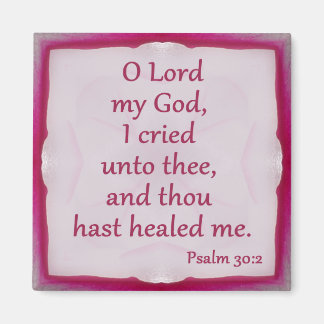 Psalm 30:2 magnet