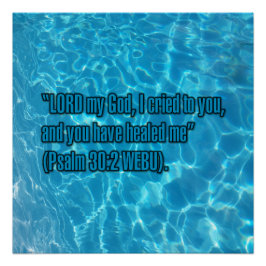 Psalm 30:2 WEBU Poster