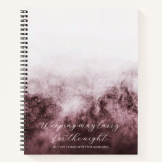 Psalm 30:5 Bibelstudium Benutzerdefiniert Notizbuch