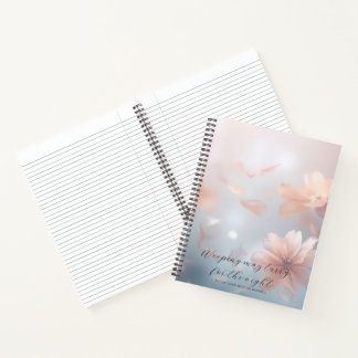 Psalm 30:5 Bibelstudium sanfte Blumen individuell Notizbuch