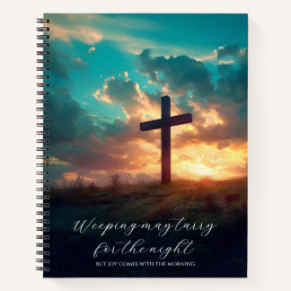 Psalm 30:5 Christliches Kreuz individuell Notizbuch
