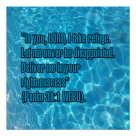 Psalm 31:1 WEBU Poster