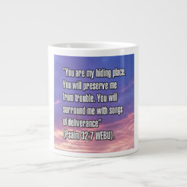 Psalm 32:7 WEBU Mug Jumbo-Tasse
