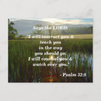Psalm 32:8 Ich werde dir beibringen