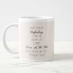 Psalm 33:32 Hoffnung Bibelvers Tasse