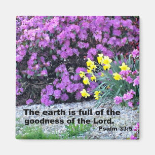 Psalm 33:5 magnet