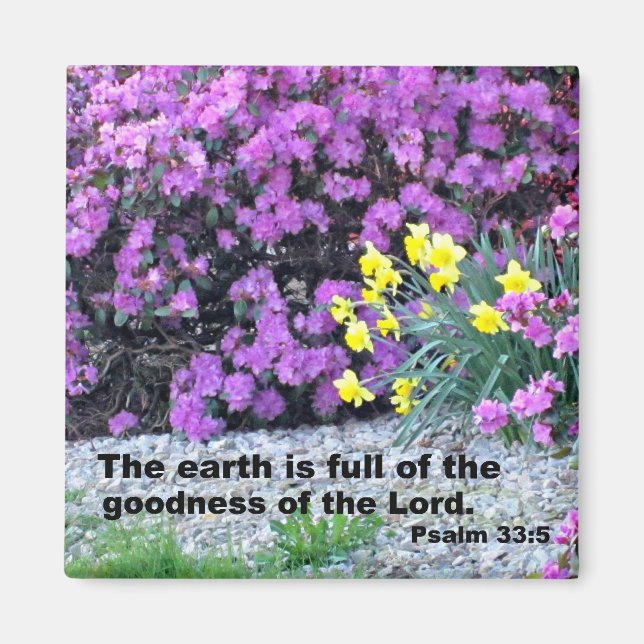 Psalm 33:5 magnet (Vorne)