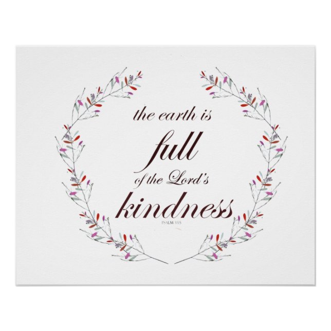 Psalm 33 poster (Vorderseite)