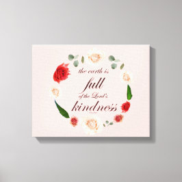 Psalm 33, Vollkommenheit, botanisch Leinwanddruck