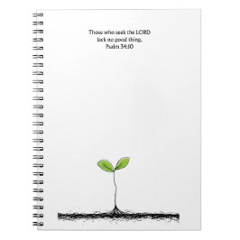Psalm 34:10 Scripture Notebook | Writing Journal Notizblock
