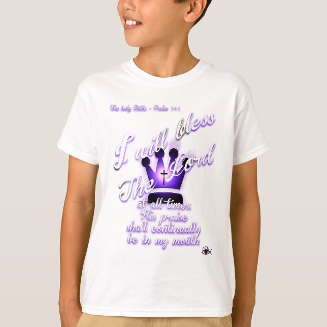 Psalm 34 T-Shirt (Vorderseite)