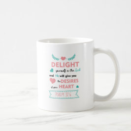 Psalm 37:4 Bibel Verse Christliche Kaffee Tasse