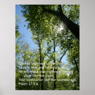 Psalm 37 Poster