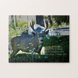 Psalm-42:1 und Rotwild Puzzle