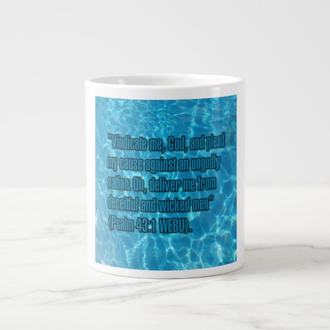 Psalm 43:1 WEBU Tasse (Vorderseite)