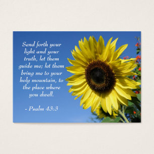 Psalm 43 - Inspirierend Zitate - Geldbörsen-Karte