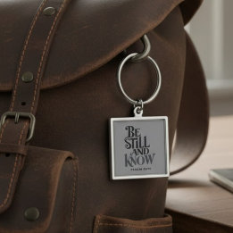 Psalm 46:10 Be Still and Know Faith Keychain Schlüsselanhänger